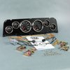 64011-01 Woodward Series Direct-Fit Gauge Kit, Chevy Truck 64-66, Black - image 2