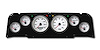64011-03 Performance Series Direct-Fit Gauge Kit, Chevy Truck 64-66, White - image 1