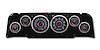 64371-01 Woodward Series Direct-Fit Gauge Kit, Chevy Truck 64-66, Black - image 1