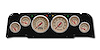 64371-02 Woodward Series Direct-Fit Gauge Kit, Chevy Truck 64-66, Beige - image 1