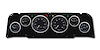 64401-01 1940 Series Direct-Fit Gauge Kit, Chevy Truck 64-66, Black - image 1