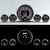 67595-01 1967 Series Direct-Fit Gauge Kit, Chevy Car, Black - image 1
