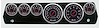 67677-01 1967 Series Direct-Fit Gauge Kit, Chrysler A-Body 67-70, Black - image 1