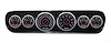 67706-01 1967 Series Direct-Fit Gauge Kit, Ford Mustang 64-66, Black - image 1