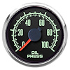 69126-01 1969 Series Oil Pressure Gauge, Black - image 1