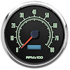 69151-01 1969 Series Programmable Tachometer, Black, 4-3/8 in. - image 1
