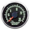 69194-01 1969 Series Vacuum/Boost Gauge, Black, 2-1/16 in. - image 1