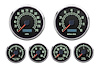69649-01M 1969 Series 6-Gauge Kit, Black, 3-3/8 in. - image 1