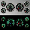 69649-91 1969 Series 6-Gauge Kit, Black, 3-7/16 in. - image 1