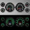 69659-91 1969 Series 6-Gauge Kit, Black, 4-3/8 in. - image 1