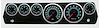 69677-01 1969 Series Direct-Fit Gauge Kit, Chrysler A-Body 67-70, Black - image 1