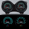 69691-02 1969 Series Direct-Fit Gauge Kit, Pontiac Firebird 69, Beige - image 1