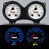 69691-03 Performance Ii Series Direct-Fit Gauge Kit, Pontiac Firebird 69, White - image 1