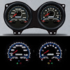 69691-05 CFR Redline Series Direct-Fit Gauge Kit, Pontiac Firebird 69, Blue - image 1