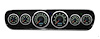 69706-03 1969 Series Direct-Fit Gauge Kit, Ford Mustang 64-66, White - image 1
