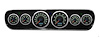 69706-03M 1969 Series Direct-Fit Gauge Kit, Ford Mustang 64-66, White - image 1