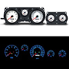 71026-03 Performance Ii Series Direct-Fit Gauge Kit, Pontiac Firebird 70-81, White - image 1