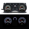 71116-05 CFR Blueline Series Direct-Fit Gauge Kit, Pontiac Firebird, Blue - image 1
