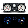71116-06 Performance Ii Series Direct-Fit Gauge Kit, Pontiac Firebird, White - image 1