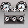 71200-03 Performance Ii Series Direct-Fit Gauge Kit, Ford Mustang, White - image 1