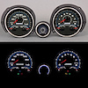 71300-05 CFR Series Direct-Fit Gauge Kit, Ford Mustang, Blue - image 1