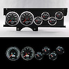 72010-01 Performance Series Direct-Fit Gauge Kit, Chevy Malibu 70-72, Black - image 1