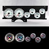 72010-03 Performance Series Direct-Fit Gauge Kit, Chevy Malibu 70-72, White - image 1