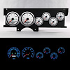 72020-03 Performance Ii Series Direct-Fit Gauge Kit, Chevy Malibu 70-72, White - image 1