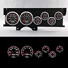 72200-01 CFR Redline Series Direct-Fit Gauge Kit, Chevy Malibu 70-72, Black - image 1