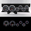 72200-05 CFR Redline Series Direct-Fit Gauge Kit, Chevy Malibu 70-72, Blue - image 1