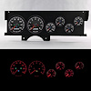 72440-01 Aviator Series Direct-Fit Gauge Kit, Chevy Malibu 70-72, Black - image 1