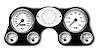 73011-03 Performance Series Direct-Fit Gauge Kit, Chevy Truck 67-72, White - image 1