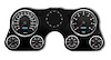 73021-01 Performance Ii Series Direct-Fit Gauge Kit, Chevy Truck 67-72, Black - image 1