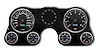 73021-01M Performance Ii Series Direct-Fit Gauge Kit, Chevy Truck 67-72, Black - image 1