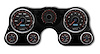 73201-01 CFR Redline Series Direct-Fit Gauge Kit, Chevy Truck 67-72, Black - image 1