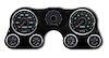 73201-05 CFR Redline Series Direct-Fit Gauge Kit, Chevy Truck 67-72, Blue - image 1