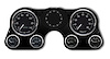 73401-01 1940 Series Direct-Fit Gauge Kit, Chevy Truck 67-72, Black - image 1