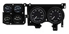 73406-01 1940 Series Direct-Fit Gauge Kit, Chevy Truck 73-87, Black - image 1
