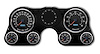 73441-01 Aviator Series Direct-Fit Gauge Kit, Chevy Truck 67-72, Black - image 1