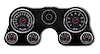 73671-01 1967 Series Direct-Fit Gauge Kit, Chevy Truck 67-72, Black - image 1