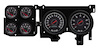 73676-01 1967 Series Direct-Fit Gauge Kit, Chevy Truck 73-87, Black - image 1