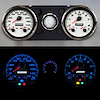 74203-03 Performance Ii Series Direct-Fit Gauge Kit, 71-77 GM G-Vans, White - image 1