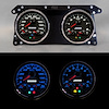 78202-01 Performance Ii Series Direct-Fit Gauge Kit, 78-90 GM G-Vans, Black - image 1