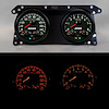 78244-01 Aviator Series Direct-Fit Gauge Kit, 78-90 GM G-Vans, Black - image 1