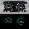 78269-01 1969 Series Direct-Fit Gauge Kit, 78-90 GM G-Vans, Black - image 1
