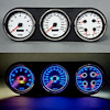81021-03 Performance Ii Series Direct-Fit Gauge Kit, Dodge Truck, White - image 1