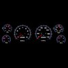 86311-05 CFR Blueline Series Direct-Fit Gauge Kit, Chevy Camaro 82-89, Blue - image 3