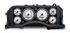 87211-03M Performance Ii Series Direct-Fit Gauge Kit, Ford Mustang 87-93, White - image 2