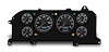87411-01M Aviator Series Direct-Fit Gauge Kit, Ford Mustang 87-93, Black - image 1