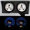 88321-03 Performance Ii Series Direct-Fit Gauge Kit, Chevy Car, White - image 1